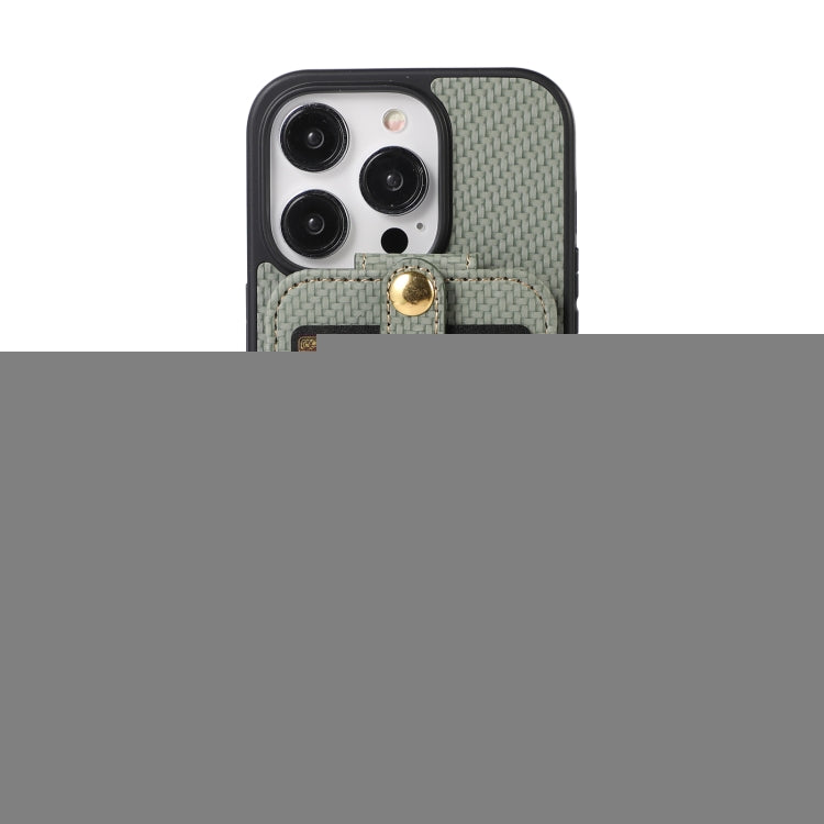 ABEEL Carbon Fiber RFID Card Holder Phone Case, For iPhone 15 Pro Max, For iPhone 14 Pro, For iPhone 14 Pro Max, For iPhone 15 Pro, For iPhone 13 Pro Max, For iPhone 13 Pro