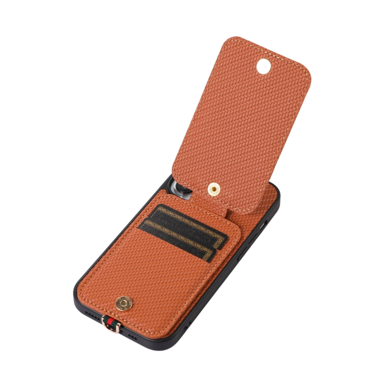 ABEEL Carbon Fiber RFID Card Holder Phone Case, For iPhone 15 Pro Max, For iPhone 14 Pro, For iPhone 14 Pro Max, For iPhone 15 Pro, For iPhone 13 Pro Max, For iPhone 13 Pro