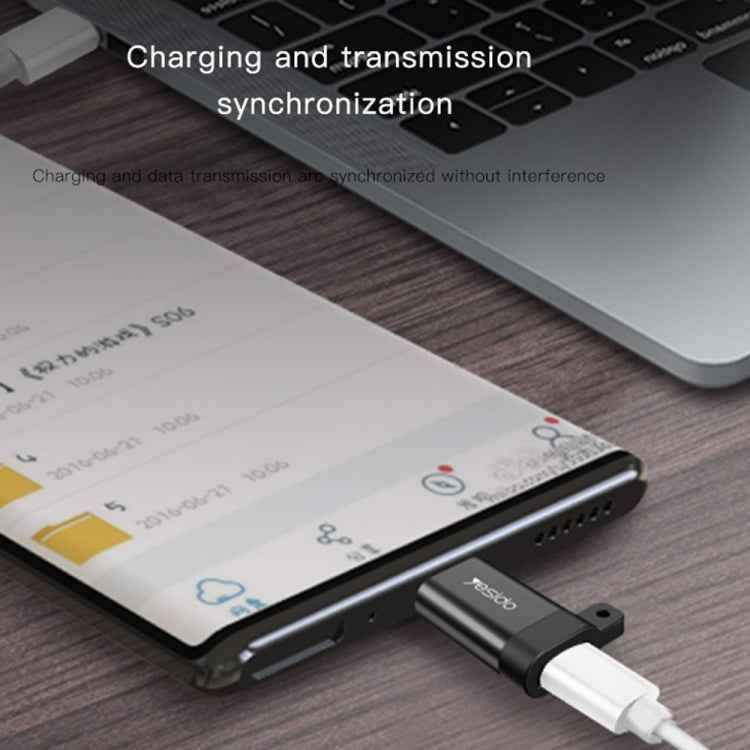 Yesido GS04 Type-C to Micro USB Mini Connector Adapter with Keychain