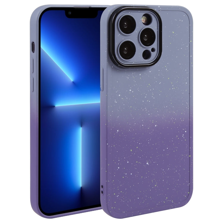Gradient Starry Silicone Phone Case with Lens Film, For iPhone 13 Pro Max, For iPhone 13 Pro, For iPhone 13, For iPhone 12, For iPhone 12 Pro Max, For iPhone 12 Pro, For iPhone 11 Pro Max, For iPhone 11