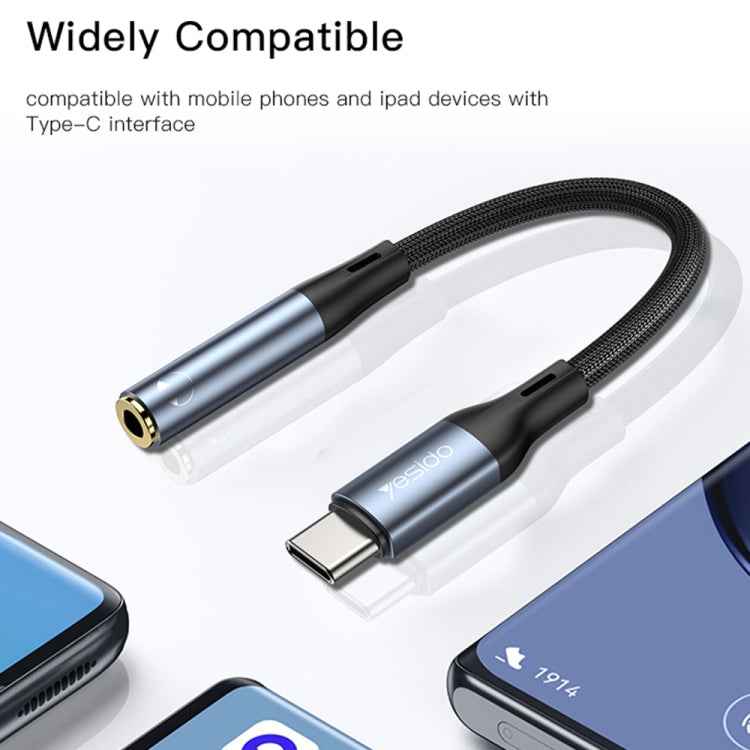 Yesido YAU38 Type-C to 3.5mm Female Audio Adapter