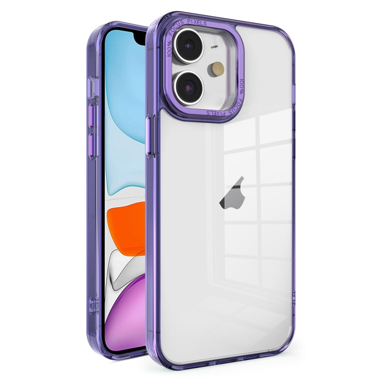 Crystal TPU + PC Electroplated Lens Frame Phone Case, For iPhone 12 Pro, For iPhone 11 Pro Max, For iPhone 11, For iPhone 11 Pro