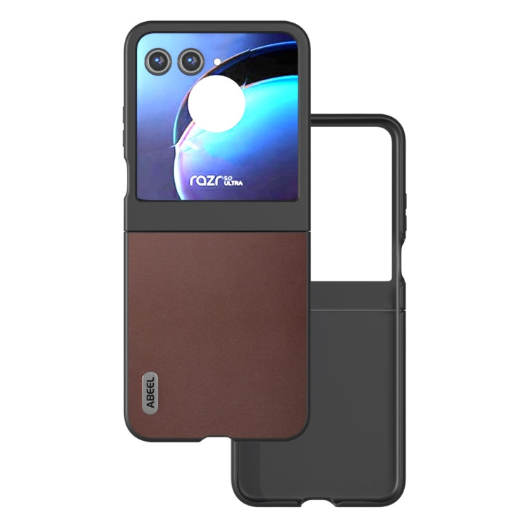 ABEEL Genuine Leather Xiaoya Series Phone Case, For Motorola Razr 60 Ultra, For Motorola Razr 50, For Motorola Razr 40, For Motorola Razr 40 Ultra