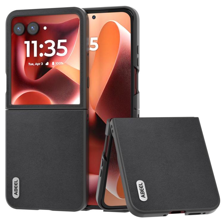ABEEL Genuine Leather Xiaoya Series Phone Case, For Motorola Razr 60 Ultra, For Motorola Razr 50, For Motorola Razr 40, For Motorola Razr 40 Ultra