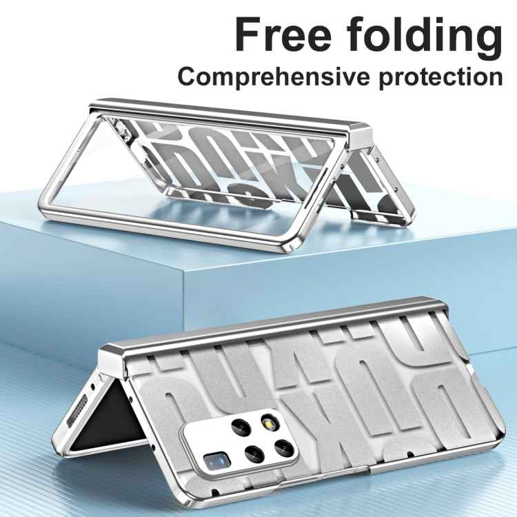 Integrated Electroplating Folding Phone Case with Hinge