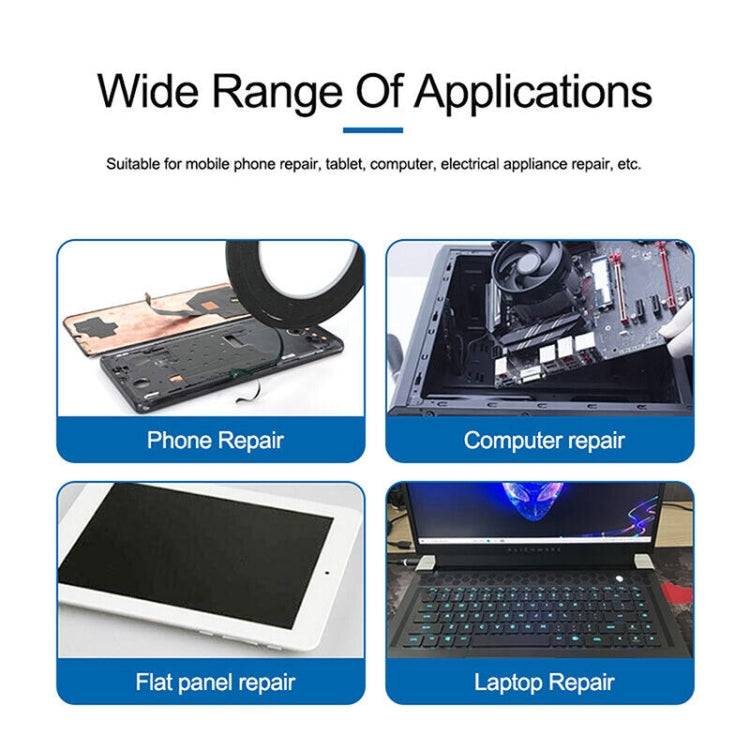 Foam Double-Sided Tape for Phone Screen Repair, Length: 10m