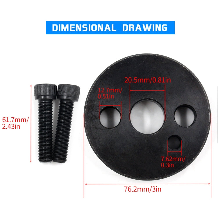 For Dodge Cummins 5046 Crankshaft Wear Sleeve + 1388 Front Cover Crankshaft Seal Installation Tool 124453+124388