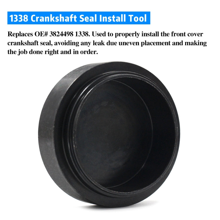 For Dodge Cummins 5046 Crankshaft Wear Sleeve + 1388 Front Cover Crankshaft Seal Installation Tool 124453+124388