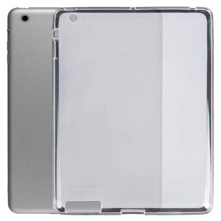 TPU Tablet Case, For iPad 4 / 3 / 2, For iPad 4 / 3 / 2 / 1