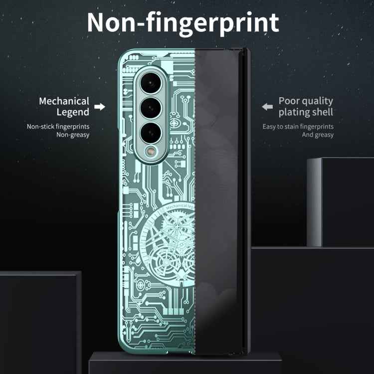 Mechanical Legend Integrated Electroplating All-inclusive Phone Case, For Samsung Galaxy Z Fold3 5G, For Samsung Galaxy Z Fold2 5G