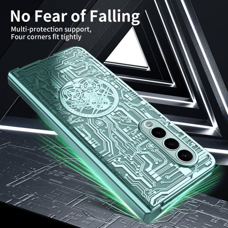 Mechanical Legend Integrated Electroplating All-inclusive Phone Case, For Samsung Galaxy Z Fold3 5G, For Samsung Galaxy Z Fold2 5G