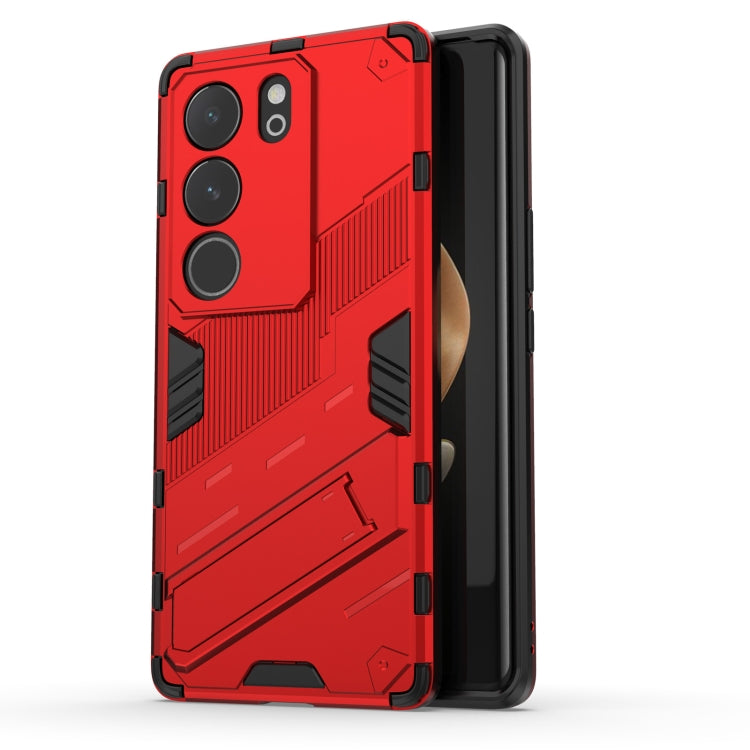 Punk Armor 2 in 1 PC + TPU Phone Case with Holder, For vivo iQOO 12 5G, For vivo Y200 5G Global, For vivo iQOO Z8, For vivo V29e, For vivo S17 / S17 Pro, For vivo S17e