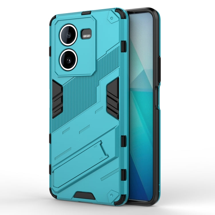 Punk Armor 2 in 1 PC + TPU Phone Case with Holder, For vivo iQOO 12 5G, For vivo Y200 5G Global, For vivo iQOO Z8, For vivo V29e, For vivo S17 / S17 Pro, For vivo S17e