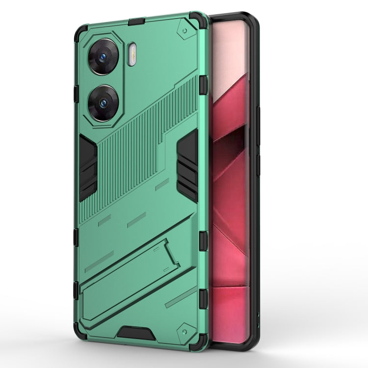 Punk Armor 2 in 1 PC + TPU Phone Case with Holder, For vivo iQOO 12 5G, For vivo Y200 5G Global, For vivo iQOO Z8, For vivo V29e, For vivo S17 / S17 Pro, For vivo S17e