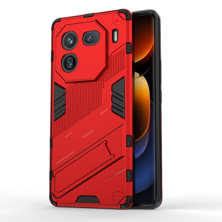 Punk Armor 2 in 1 PC + TPU Phone Case with Holder, For vivo iQOO Z9 5G, For vivo iQOO Z9 Turbo 5G, For vivo iQOO Neo9 5G, For vivo S18E 5G, For vivo S18 5G, For vivo iQOO 12 Pro 5G