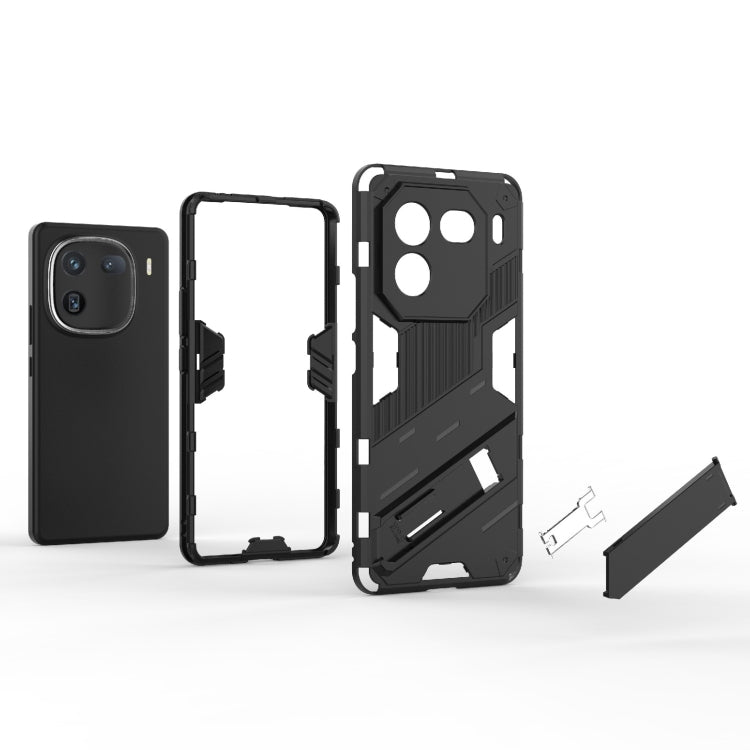 Punk Armor 2 in 1 PC + TPU Phone Case with Holder, For vivo iQOO 12 5G, For vivo Y200 5G Global, For vivo iQOO Z8, For vivo V29e, For vivo S17 / S17 Pro, For vivo S17e