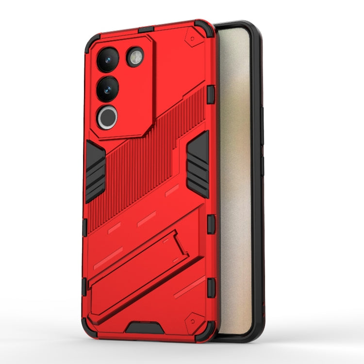 Punk Armor 2 in 1 PC + TPU Phone Case with Holder, For vivo iQOO 12 5G, For vivo Y200 5G Global, For vivo iQOO Z8, For vivo V29e, For vivo S17 / S17 Pro, For vivo S17e