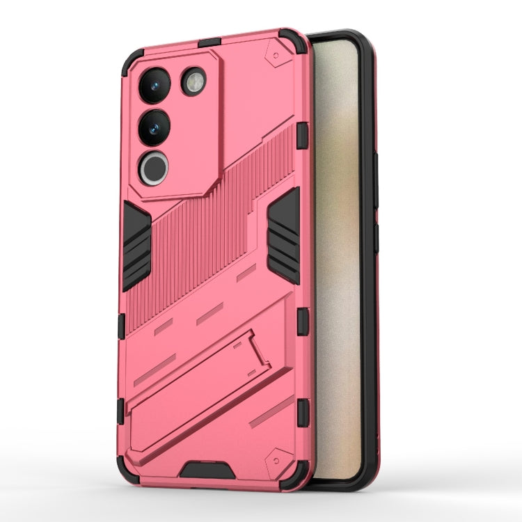 Punk Armor 2 in 1 PC + TPU Phone Case with Holder, For vivo iQOO 12 5G, For vivo Y200 5G Global, For vivo iQOO Z8, For vivo V29e, For vivo S17 / S17 Pro, For vivo S17e