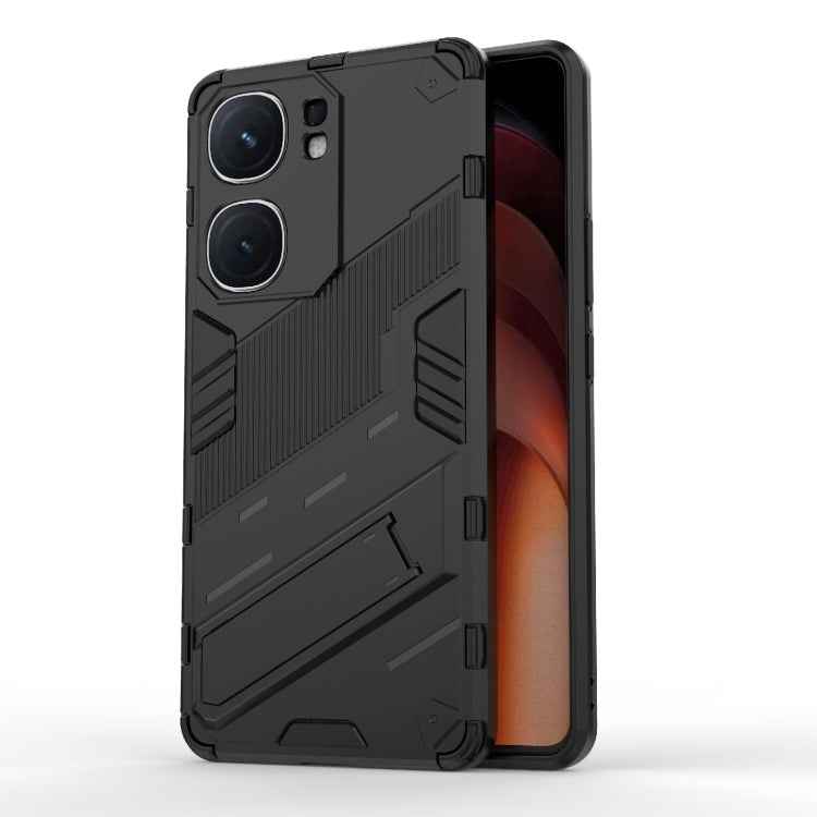 Punk Armor 2 in 1 PC + TPU Phone Case with Holder, For vivo iQOO Z9 5G, For vivo iQOO Z9 Turbo 5G, For vivo iQOO Neo9 5G, For vivo S18E 5G, For vivo S18 5G, For vivo iQOO 12 Pro 5G