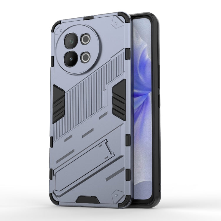 Punk Armor 2 in 1 PC + TPU Phone Case with Holder, For vivo iQOO Z9 5G, For vivo iQOO Z9 Turbo 5G, For vivo iQOO Neo9 5G, For vivo S18E 5G, For vivo S18 5G, For vivo iQOO 12 Pro 5G