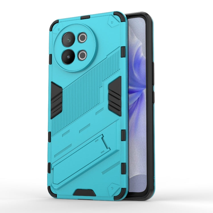 Punk Armor 2 in 1 PC + TPU Phone Case with Holder, For vivo iQOO Z9 5G, For vivo iQOO Z9 Turbo 5G, For vivo iQOO Neo9 5G, For vivo S18E 5G, For vivo S18 5G, For vivo iQOO 12 Pro 5G