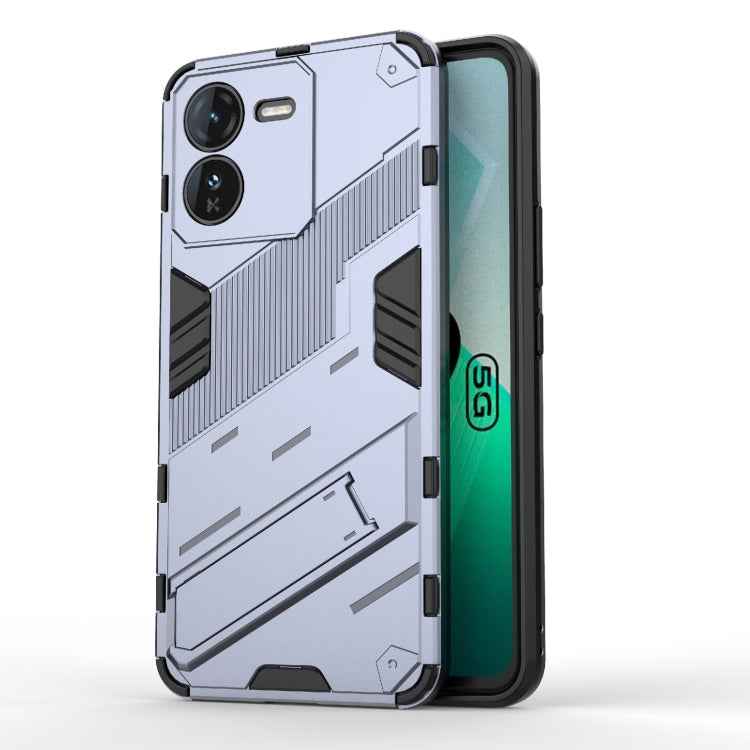 Punk Armor 2 in 1 PC + TPU Phone Case with Holder, For vivo iQOO Z9 5G, For vivo iQOO Z9 Turbo 5G, For vivo iQOO Neo9 5G, For vivo S18E 5G, For vivo S18 5G, For vivo iQOO 12 Pro 5G
