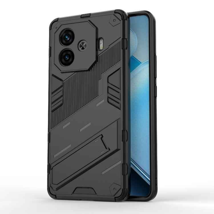Punk Armor 2 in 1 PC + TPU Phone Case with Holder, For vivo iQOO Z9 5G, For vivo iQOO Z9 Turbo 5G, For vivo iQOO Neo9 5G, For vivo S18E 5G, For vivo S18 5G, For vivo iQOO 12 Pro 5G