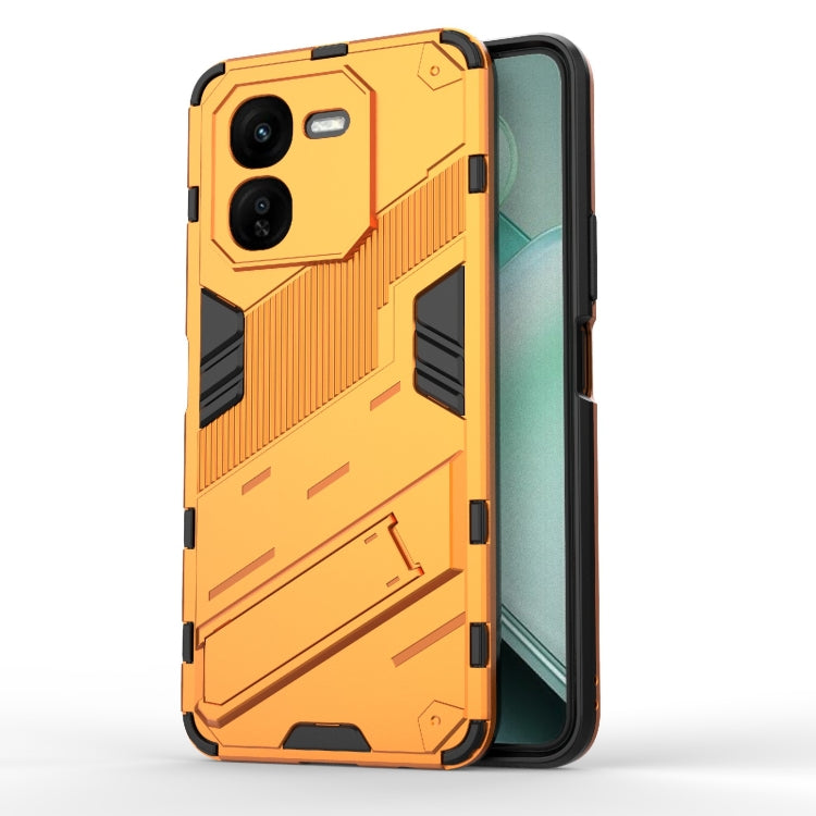 Punk Armor 2 in 1 PC + TPU Phone Case with Holder, For vivo V60 5G Global, For vivo V50 5G Global, For vivo iQOO Z9s Pro 5G India, For vivo iQOO Z9s 5G Global, For vivo V30e 5G Global, For vivo iQOO Z9X 5G