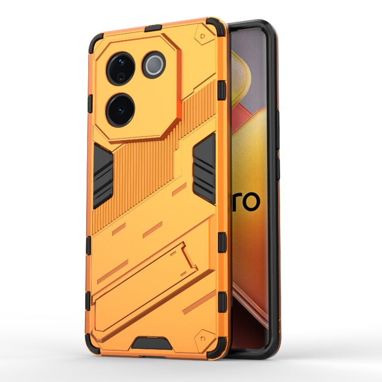 Punk Armor 2 in 1 PC + TPU Phone Case with Holder, For vivo V60 5G Global, For vivo V50 5G Global, For vivo iQOO Z9s Pro 5G India, For vivo iQOO Z9s 5G Global, For vivo V30e 5G Global, For vivo iQOO Z9X 5G