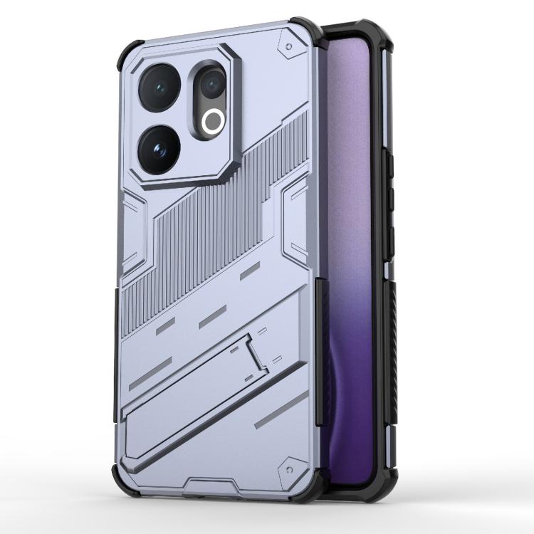 Punk Armor 2 in 1 PC + TPU Phone Case with Holder, For vivo V60 5G Global, For vivo V50 5G Global, For vivo iQOO Z9s Pro 5G India, For vivo iQOO Z9s 5G Global, For vivo V30e 5G Global, For vivo iQOO Z9X 5G