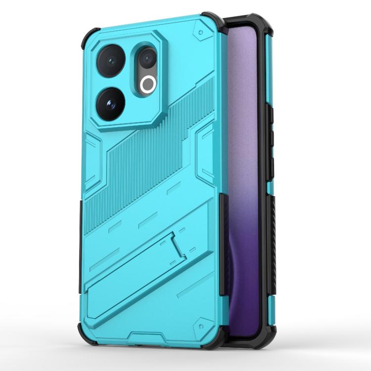 Punk Armor 2 in 1 PC + TPU Phone Case with Holder, For vivo V60 5G Global, For vivo V50 5G Global, For vivo iQOO Z9s Pro 5G India, For vivo iQOO Z9s 5G Global, For vivo V30e 5G Global, For vivo iQOO Z9X 5G