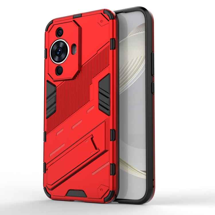 Punk Armor 2 in 1 PC + TPU Phone Case with Holder, For Huawei nova 12 5G, For Huawei Mate 60, For Huawei Mate 60 Pro, For Huawei nova 11i 4G, For Huawei nova 11 Pro 4G, For Huawei nova 11 4G