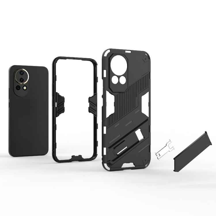 Punk Armor 2 in 1 PC + TPU Phone Case with Holder, For Huawei nova 12 5G, For Huawei Mate 60, For Huawei Mate 60 Pro, For Huawei nova 11i 4G, For Huawei nova 11 Pro 4G, For Huawei nova 11 4G
