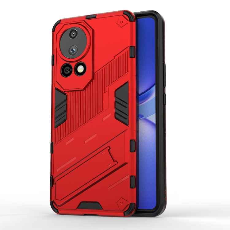 Punk Armor 2 in 1 PC + TPU Phone Case with Holder, For Huawei Mate 70 Pro / 70 Pro+, For Huawei Pura 70 Pro / 70 Pro+, For Huawei Pura 70 Ultra, For Huawei Pura 70, For Huawei nova 11 SE, For Huawei nova 12 Pro