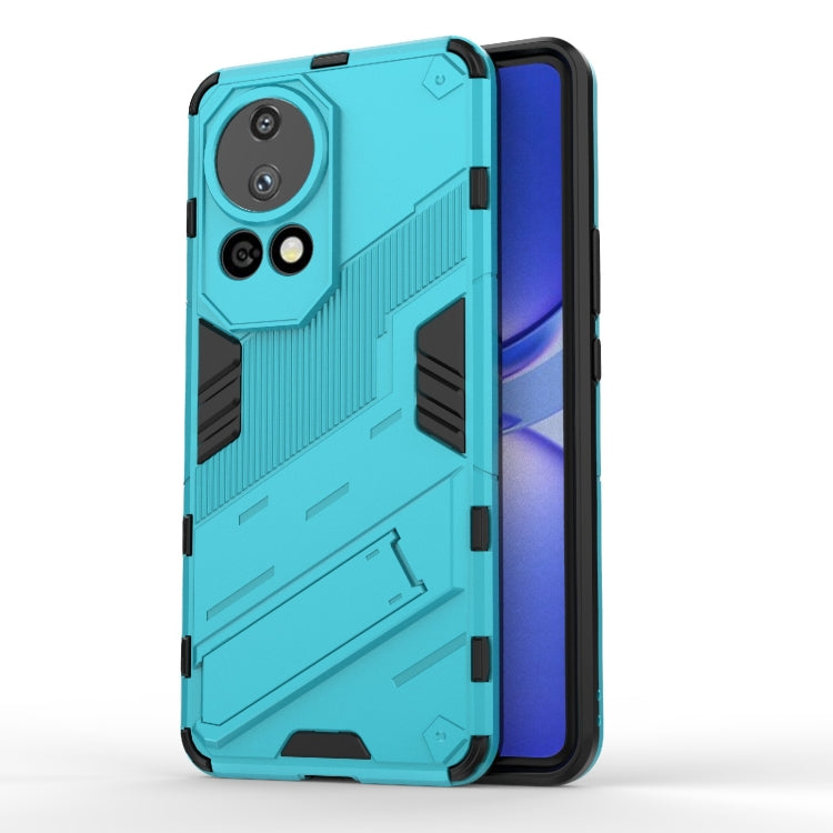Punk Armor 2 in 1 PC + TPU Phone Case with Holder, For Huawei Mate 70 Pro / 70 Pro+, For Huawei Pura 70 Pro / 70 Pro+, For Huawei Pura 70 Ultra, For Huawei Pura 70, For Huawei nova 11 SE, For Huawei nova 12 Pro