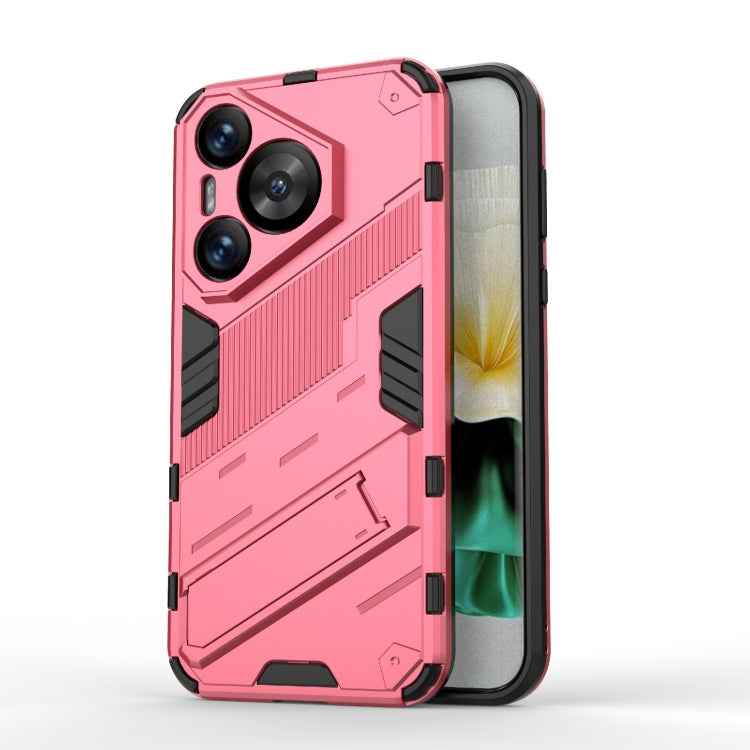 Punk Armor 2 in 1 PC + TPU Phone Case with Holder, For Huawei Mate 70 Pro / 70 Pro+, For Huawei Pura 70 Pro / 70 Pro+, For Huawei Pura 70 Ultra, For Huawei Pura 70, For Huawei nova 11 SE, For Huawei nova 12 Pro