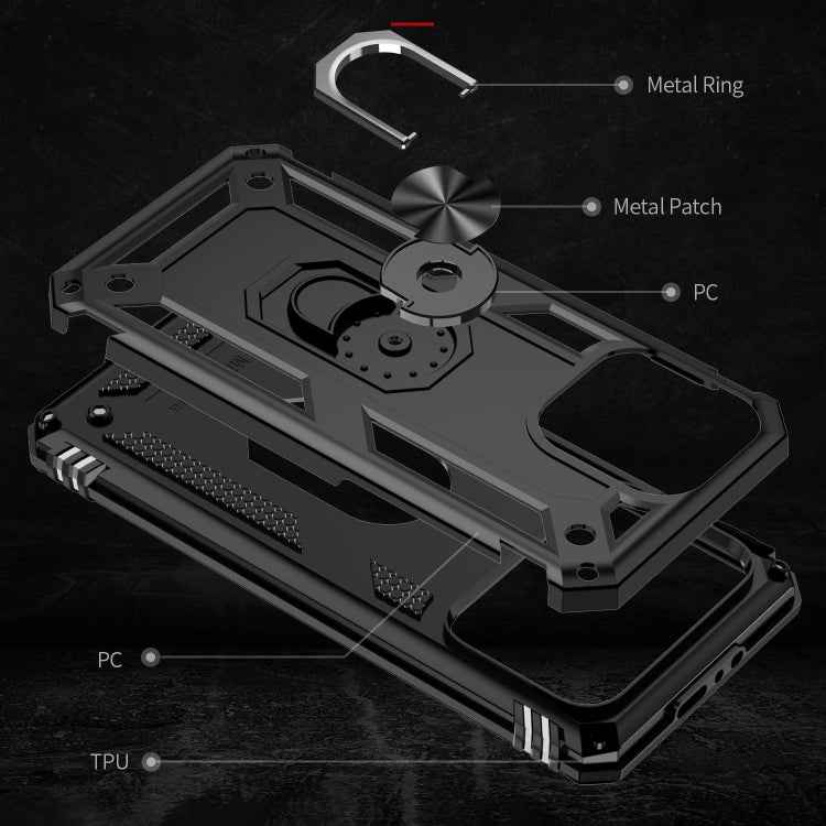 Shockproof TPU + PC Phone Case with Holder, For iPhone 15 Pro Max, For iPhone 15 Pro, For iPhone 15 Plus, For iPhone 15
