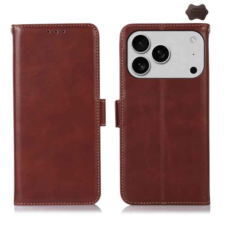 Crazy Horse Top Layer Cowhide Leather Phone Case