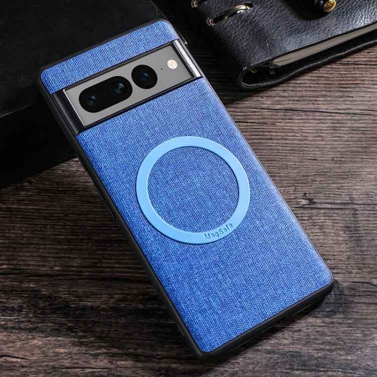 Magsafe Magnetic Ring Cloth Texture Phone Case