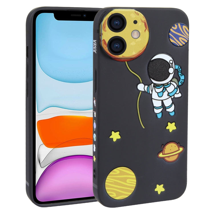 Hug Moon Astronaut Pattern TPU Phone Case