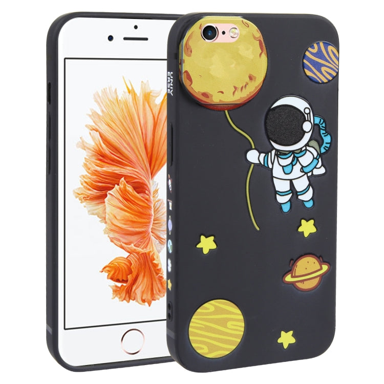 Hug Moon Astronaut Pattern TPU Phone Case