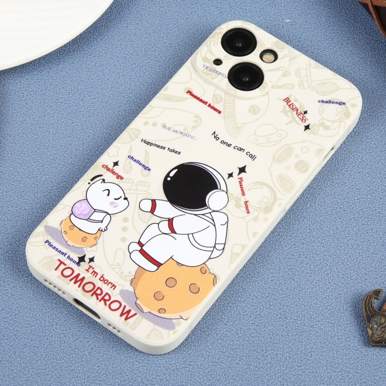Astronaut Pattern Frosted TPU Phone Case