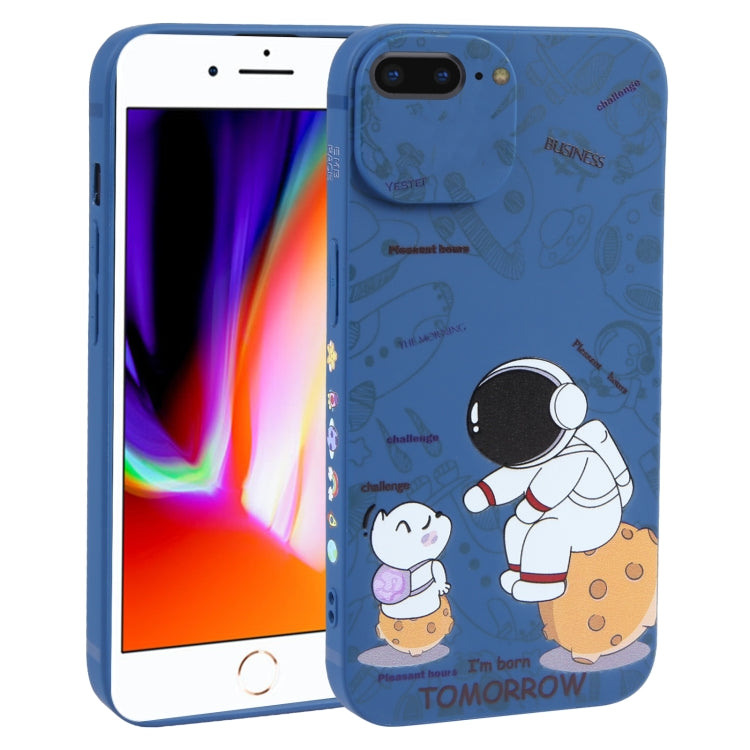 Astronaut Pattern Frosted TPU Phone Case