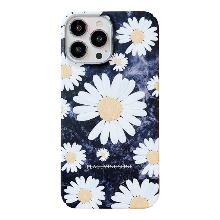Frosted Daisy Film Phone Case, For iPhone 15 Pro Max, For iPhone 15 Pro, For iPhone 15 Plus, For iPhone 15, For iPhone 14 Plus, For iPhone 14, For iPhone 14 Pro, For iPhone 14 Pro Max, For iPhone 13 Pro Max, For iPhone 13 Pro, For iPhone 13, For iPhone...