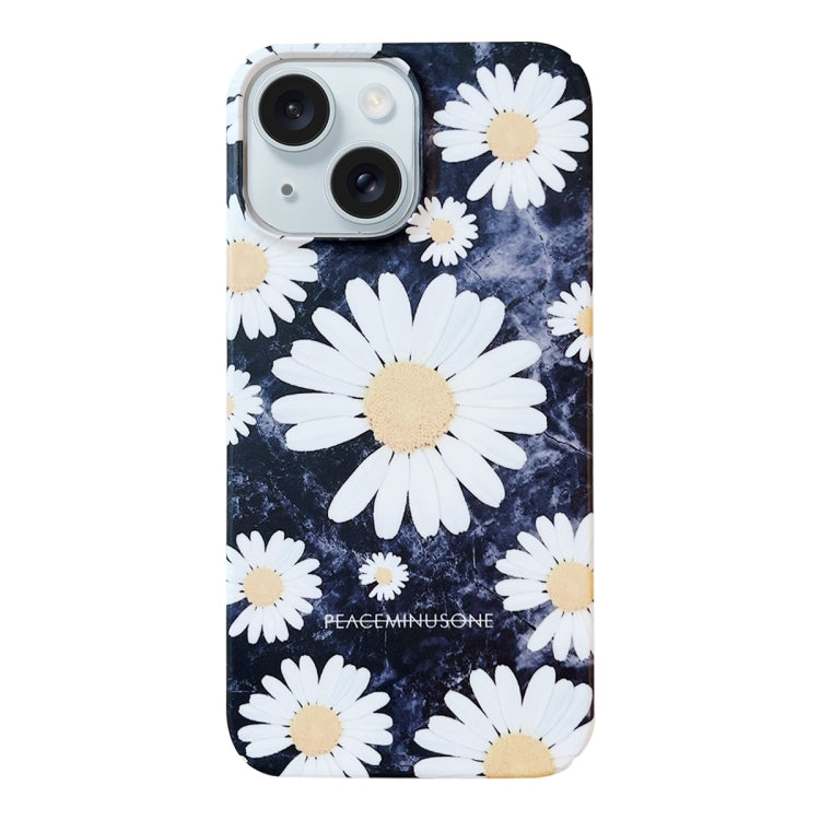 Frosted Daisy Film Phone Case, For iPhone 15 Pro Max, For iPhone 15 Pro, For iPhone 15 Plus, For iPhone 15, For iPhone 14 Plus, For iPhone 14, For iPhone 14 Pro, For iPhone 14 Pro Max, For iPhone 13 Pro Max, For iPhone 13 Pro, For iPhone 13, For iPhone...