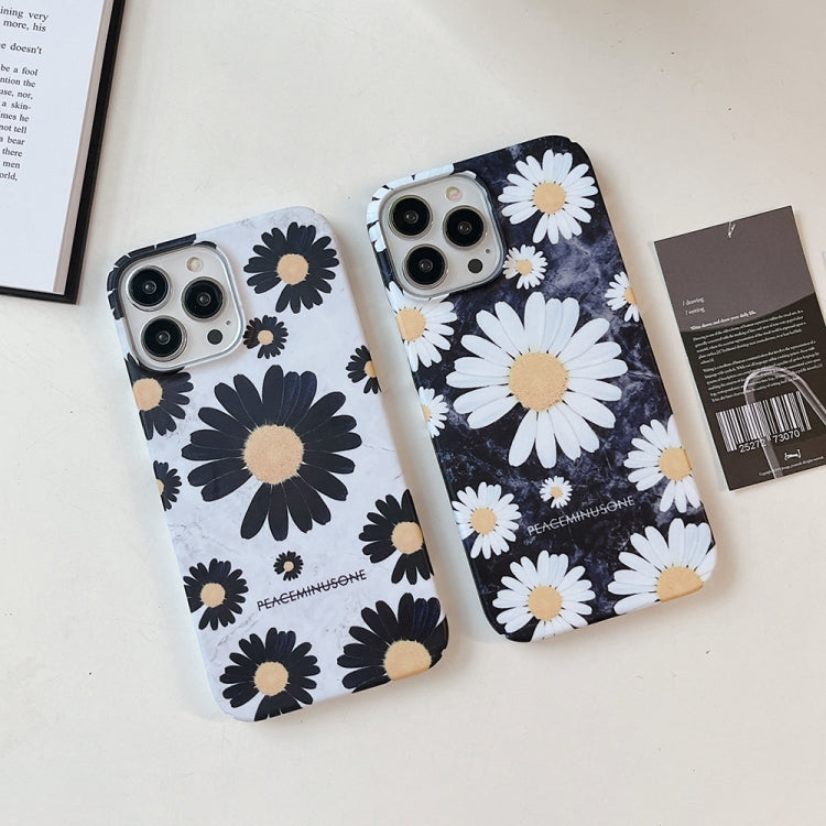 Frosted Daisy Film Phone Case, For iPhone 15 Pro Max, For iPhone 15 Pro, For iPhone 15 Plus, For iPhone 15, For iPhone 14 Plus, For iPhone 14, For iPhone 14 Pro, For iPhone 14 Pro Max, For iPhone 13 Pro Max, For iPhone 13 Pro, For iPhone 13, For iPhone...