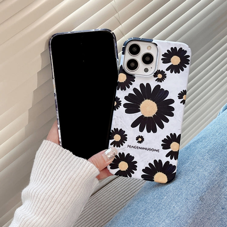 Frosted Daisy Film Phone Case, For iPhone 15 Pro Max, For iPhone 15 Pro, For iPhone 15 Plus, For iPhone 15, For iPhone 14 Plus, For iPhone 14, For iPhone 14 Pro, For iPhone 14 Pro Max, For iPhone 13 Pro Max, For iPhone 13 Pro, For iPhone 13, For iPhone...