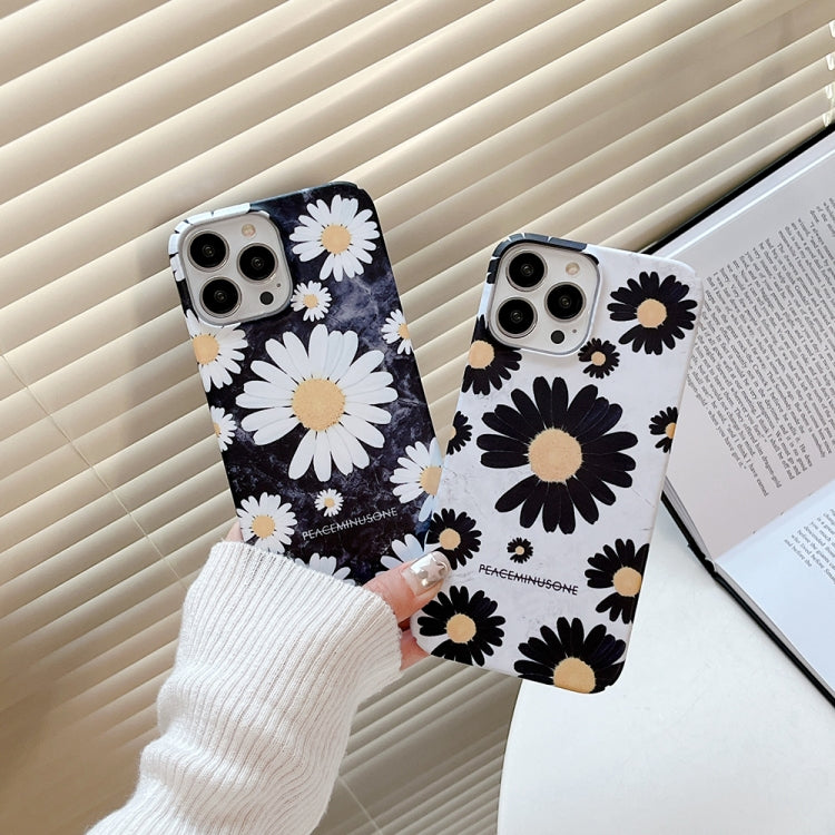 Frosted Daisy Film Phone Case, For iPhone 15 Pro Max, For iPhone 15 Pro, For iPhone 15 Plus, For iPhone 15, For iPhone 14 Plus, For iPhone 14, For iPhone 14 Pro, For iPhone 14 Pro Max, For iPhone 13 Pro Max, For iPhone 13 Pro, For iPhone 13, For iPhone...