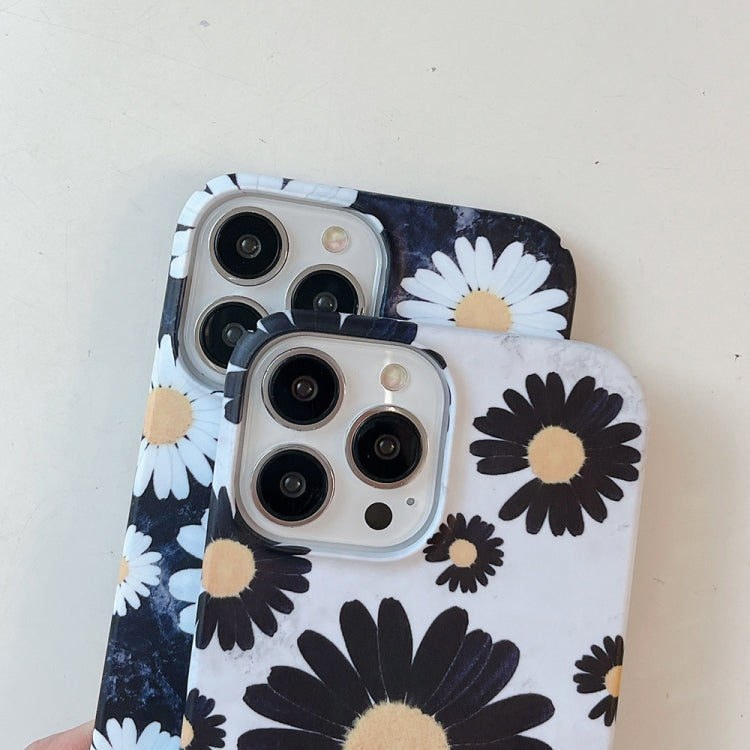 Frosted Daisy Film Phone Case, For iPhone 15 Pro Max, For iPhone 15 Pro, For iPhone 15 Plus, For iPhone 15, For iPhone 14 Plus, For iPhone 14, For iPhone 14 Pro, For iPhone 14 Pro Max, For iPhone 13 Pro Max, For iPhone 13 Pro, For iPhone 13, For iPhone...