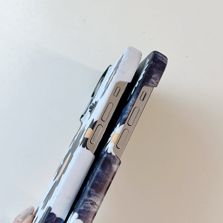 Frosted Daisy Film Phone Case, For iPhone 15 Pro Max, For iPhone 15 Pro, For iPhone 15 Plus, For iPhone 15, For iPhone 14 Plus, For iPhone 14, For iPhone 14 Pro, For iPhone 14 Pro Max, For iPhone 13 Pro Max, For iPhone 13 Pro, For iPhone 13, For iPhone...